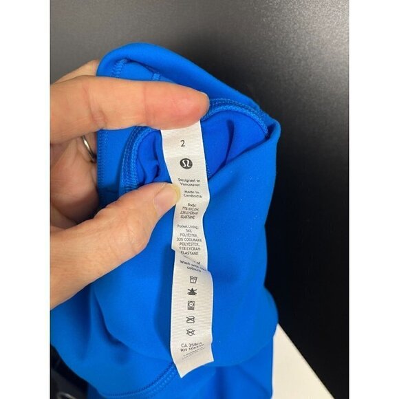 Lululemon NWT Wunder Train HR Short 8" PLSI Size 2 - Picture 10 of 10